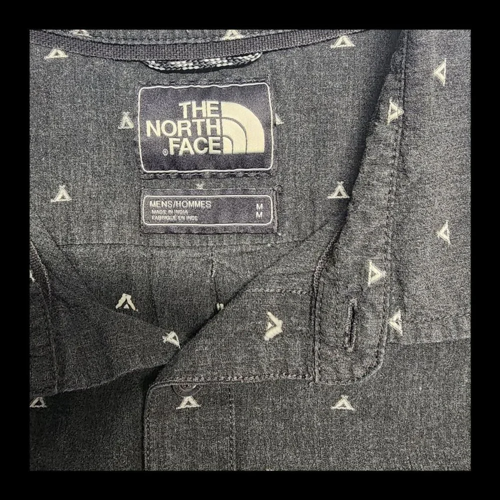 MENS NORTH FACE CASUAL BUTTON DOWN SHIRT‎ SIZE M